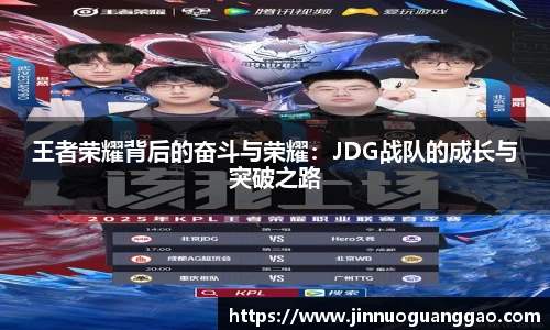 王者荣耀背后的奋斗与荣耀：JDG战队的成长与突破之路